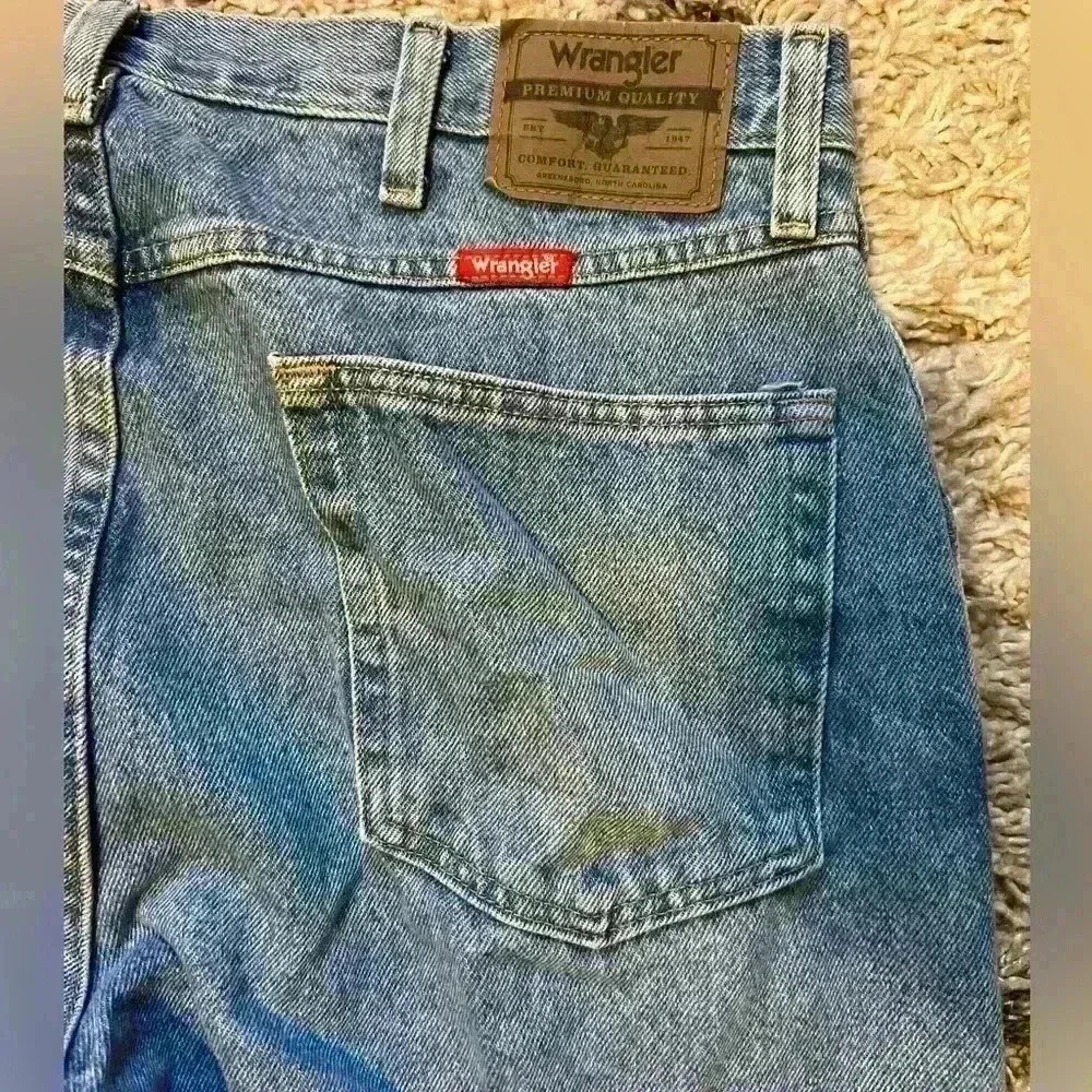 Vintage Wrangler jeans size 36X32 - Picture 4 of 6